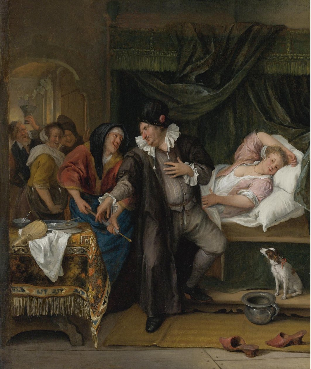 A visita do médico de Jan Steen