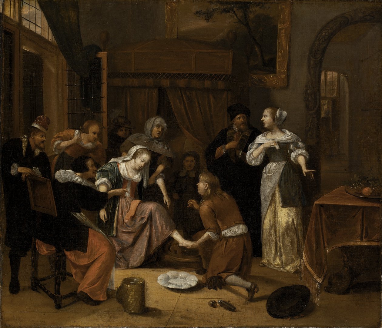 A visita do médico de Jan Steen