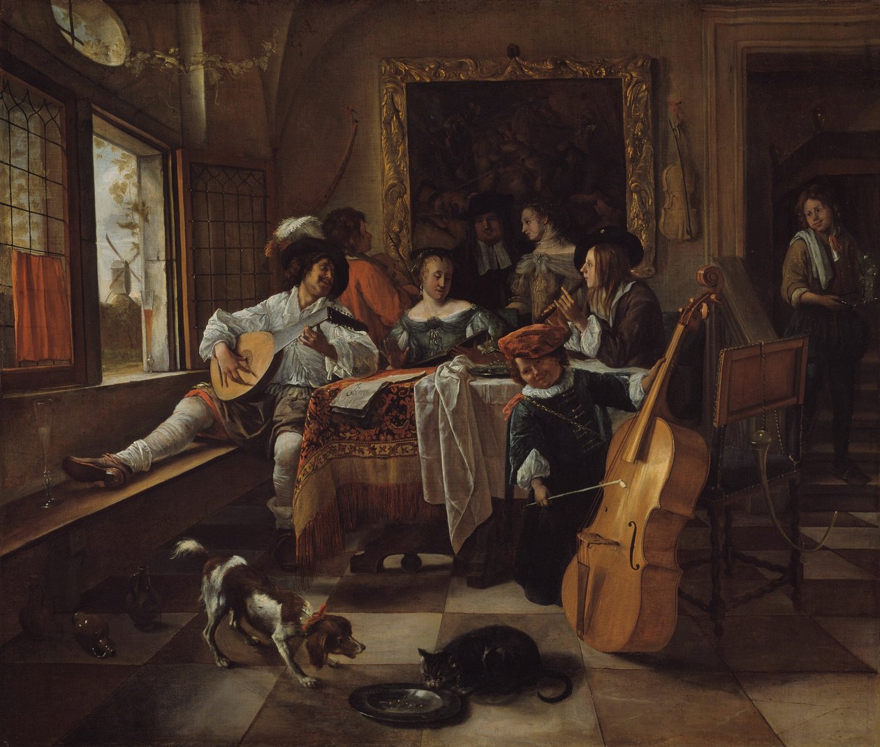 O Concerto da Família de Jan Steen