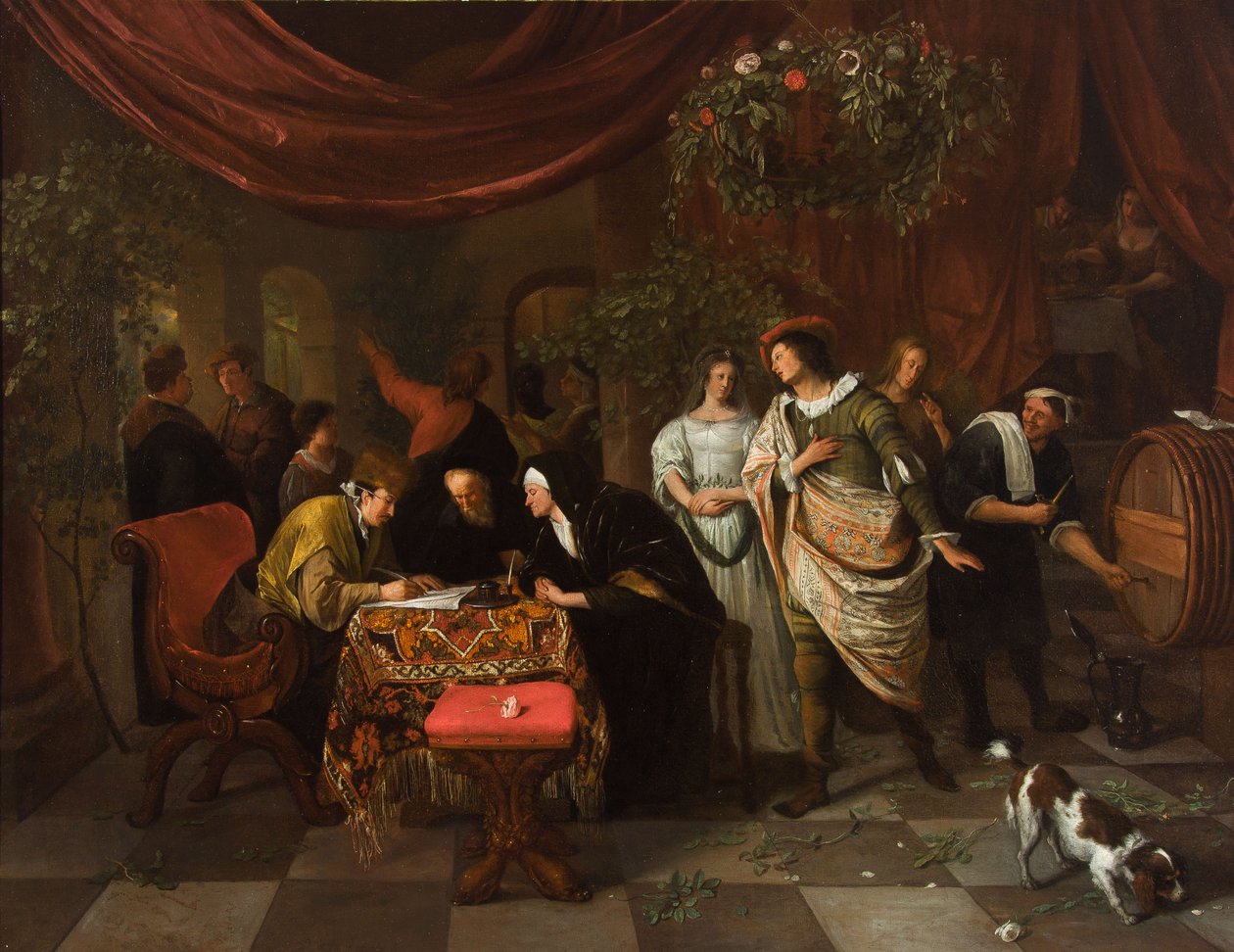 O casamento de Tobias e Sara de Jan Steen