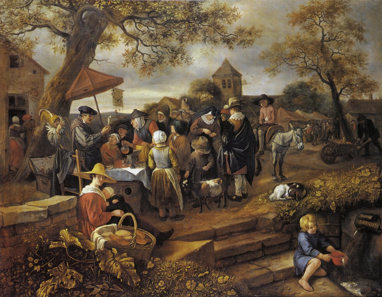 O charlatão de Jan Steen
