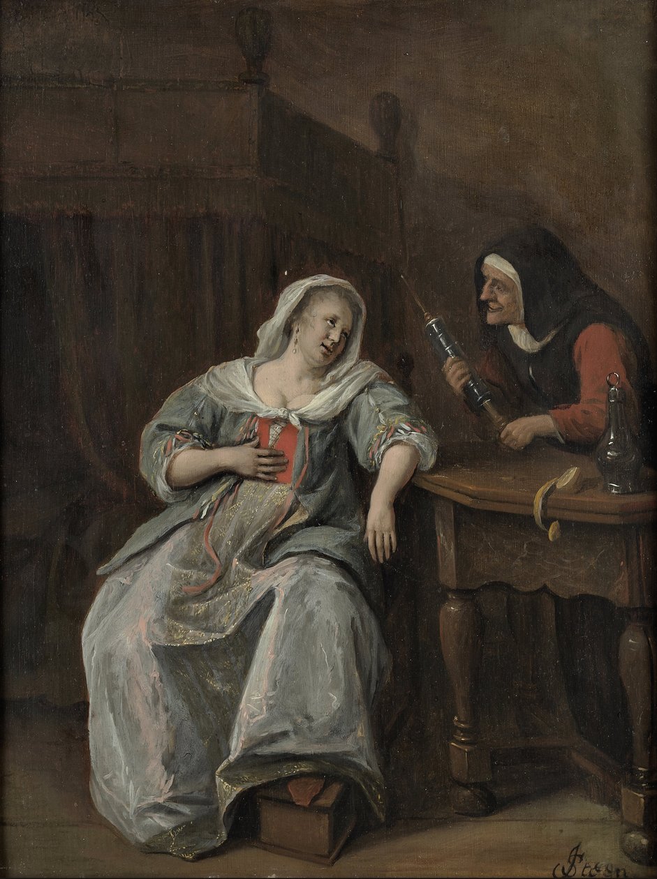 A mulher doente de Jan Steen
