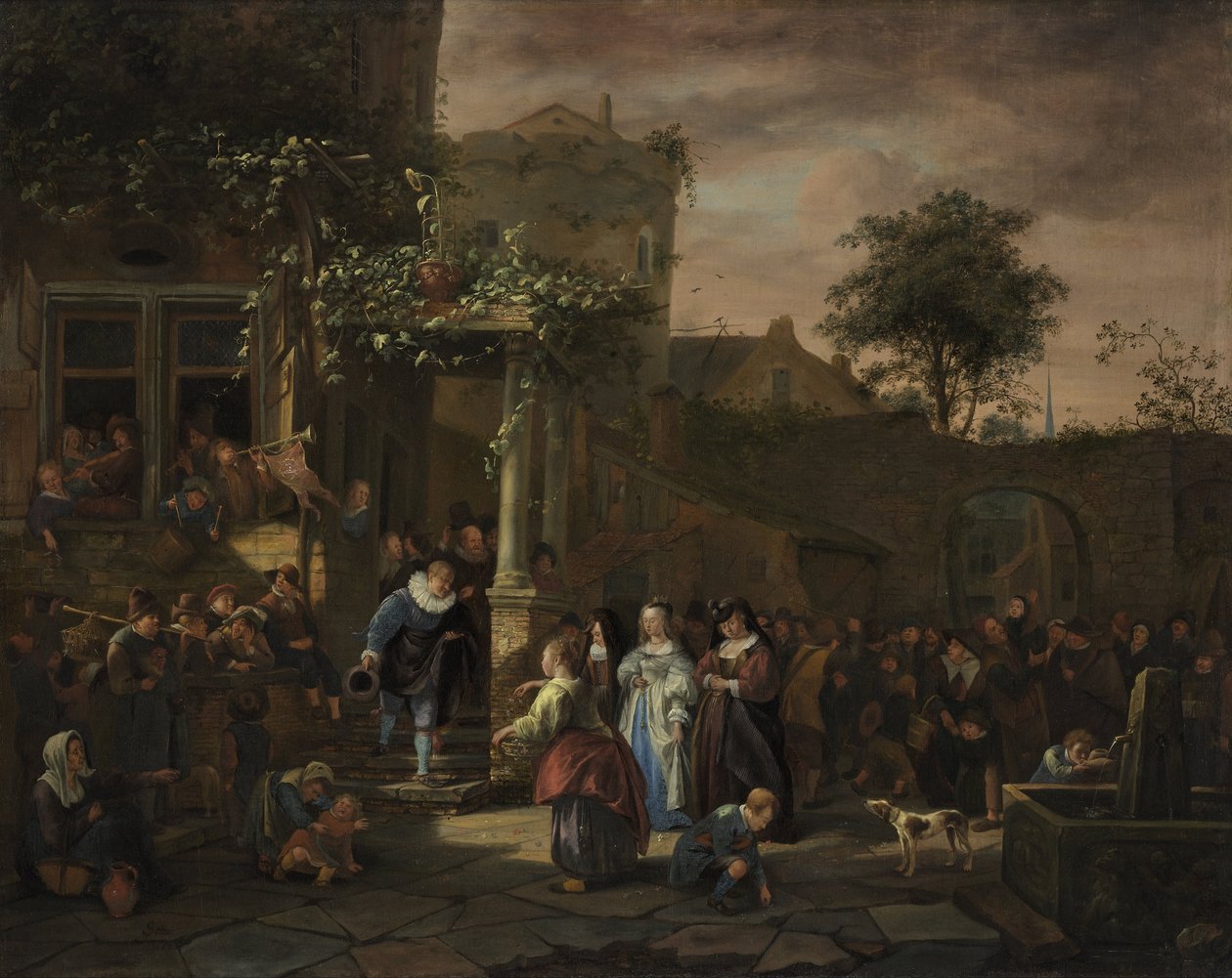 O casamento na aldeia de Jan Steen