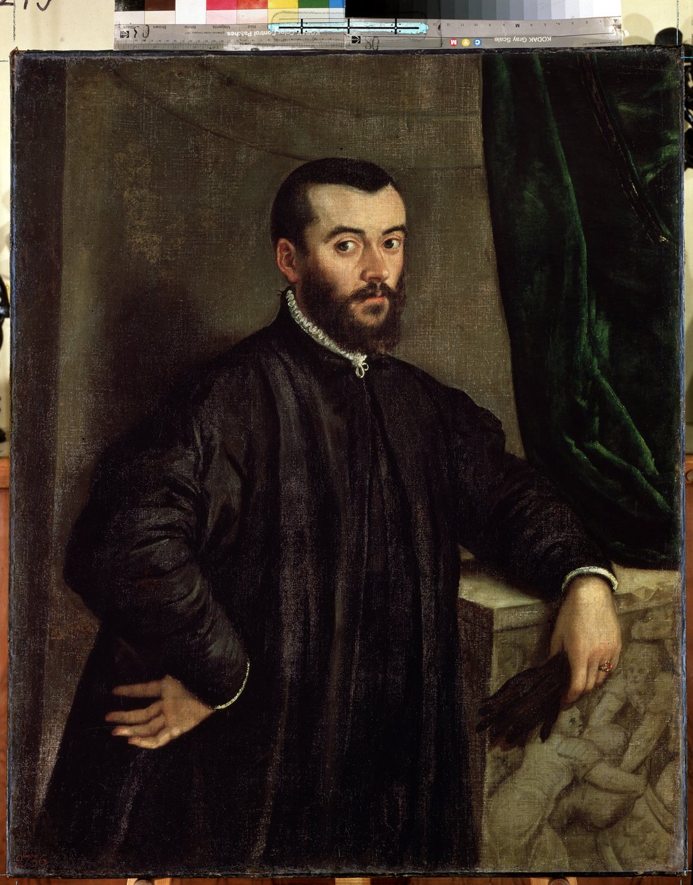 "Portrait de Andre Vesale (Andreas Vesalius) (1514-1564), anatomiste et medecin de Charles Quint" Peinture (d