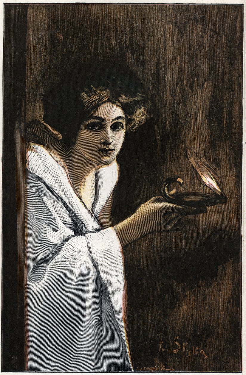 ilustração de JAN STYKA (1858-1925) para o romance "Quo Vadis" de Henryk Sienkiewicz. de Jan Styka