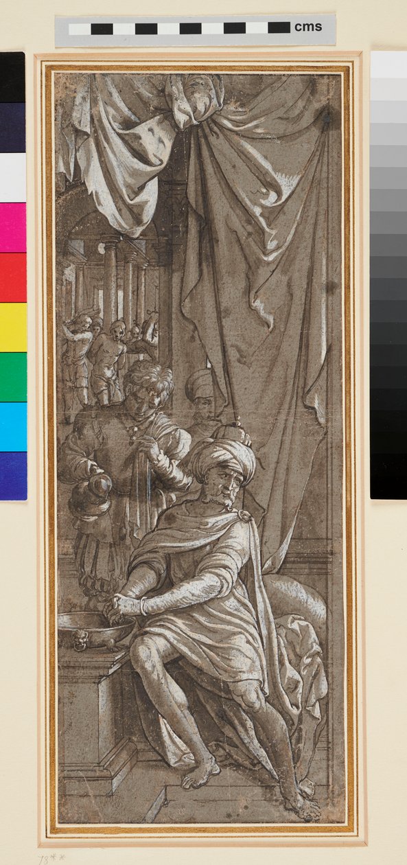 Pôncio Pilatos lavando as mãos de Jan Swart Van Groningen