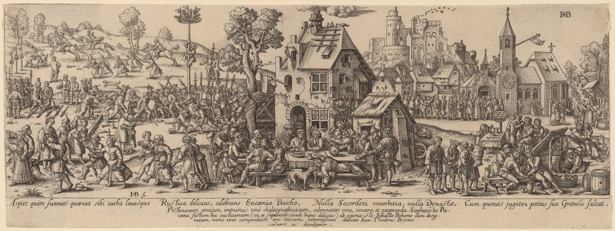Feira Rural de Jan Theodor de Bry after Sebald Beham