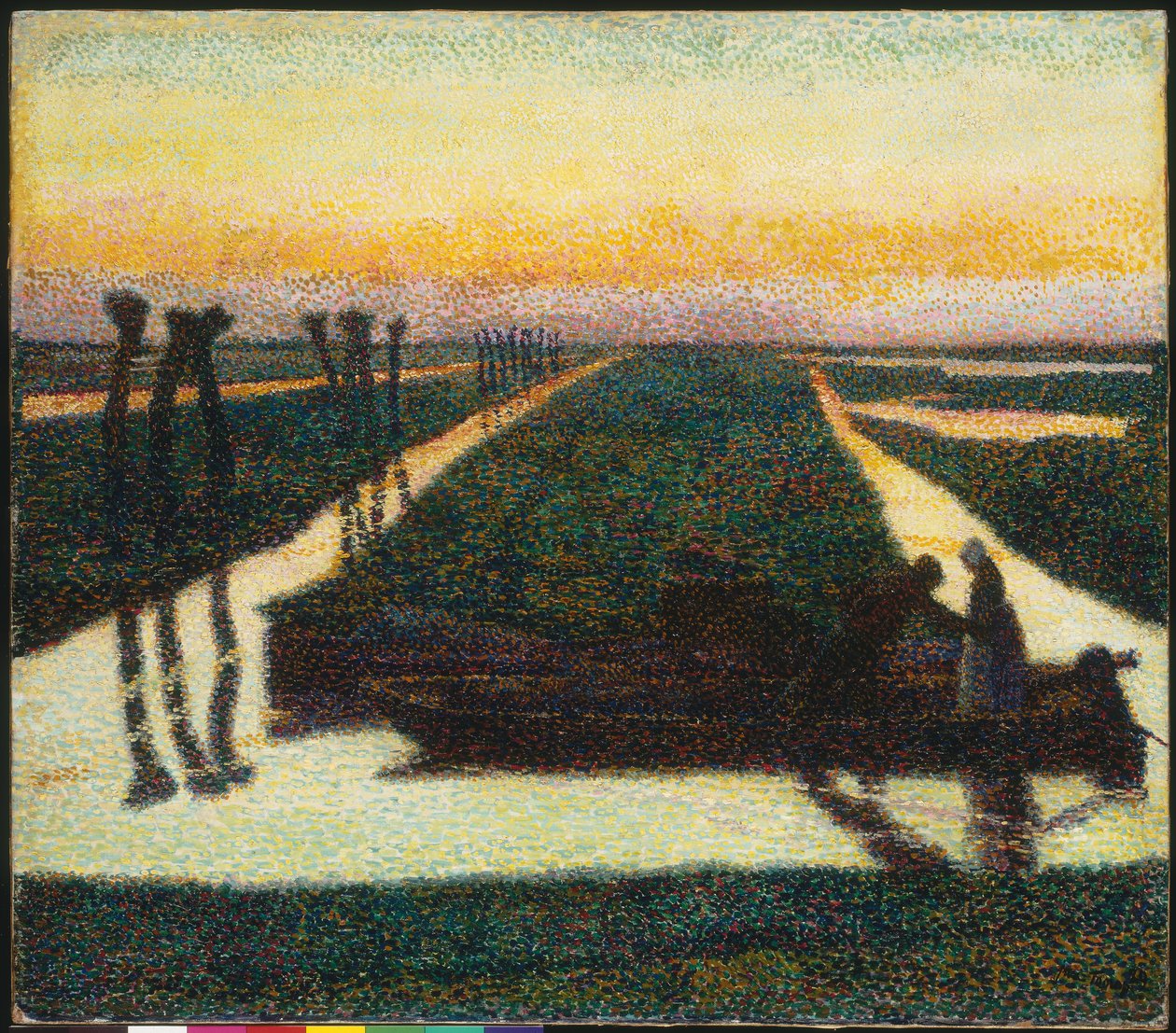 Broek In Waterland (óleo sobre tela) de Jan Toorop