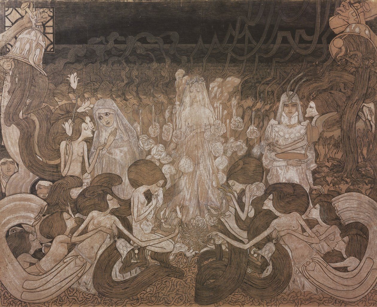 Os três noivos de Jan Toorop