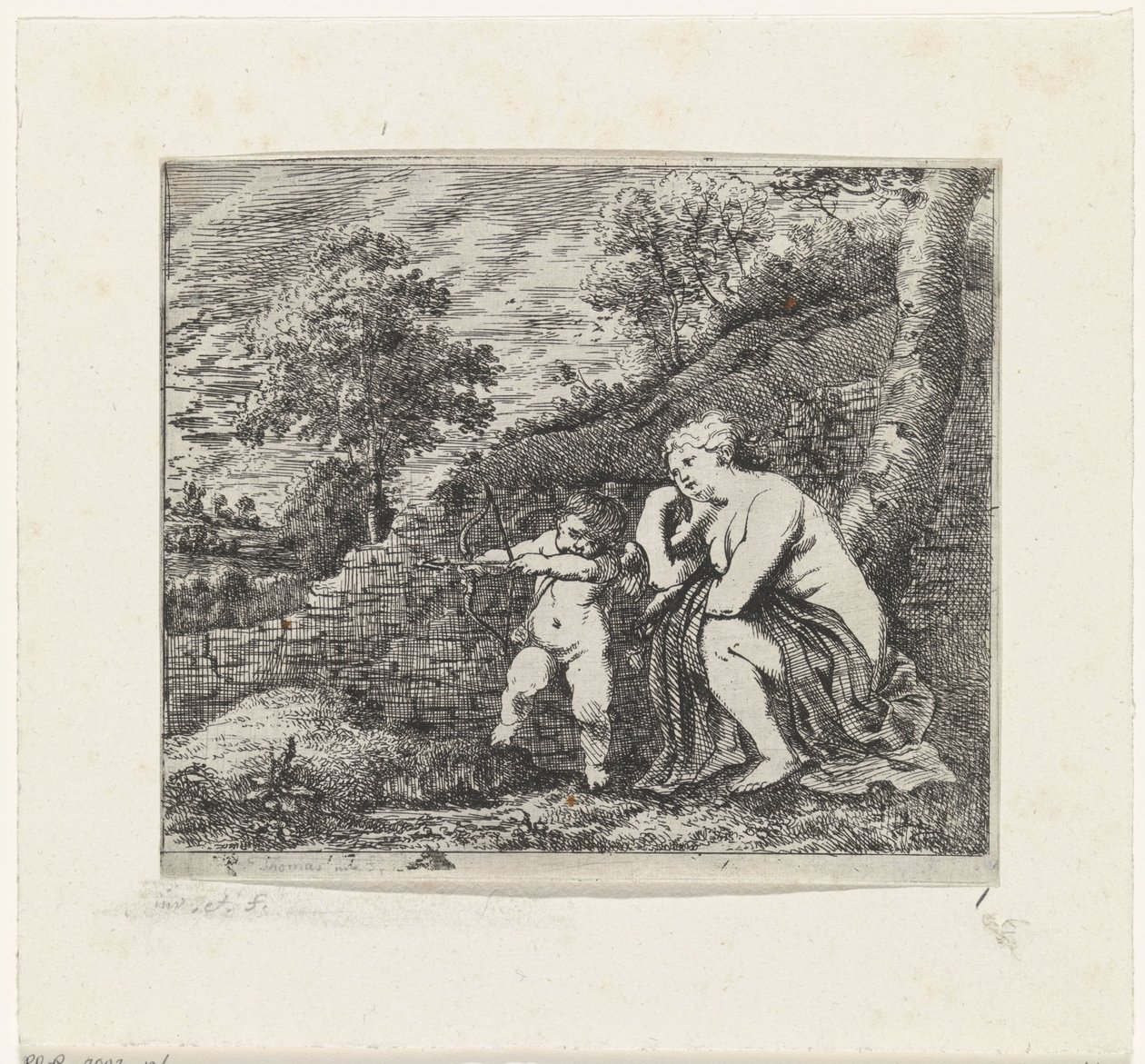 Vénus e Cupido de Jan Thomas