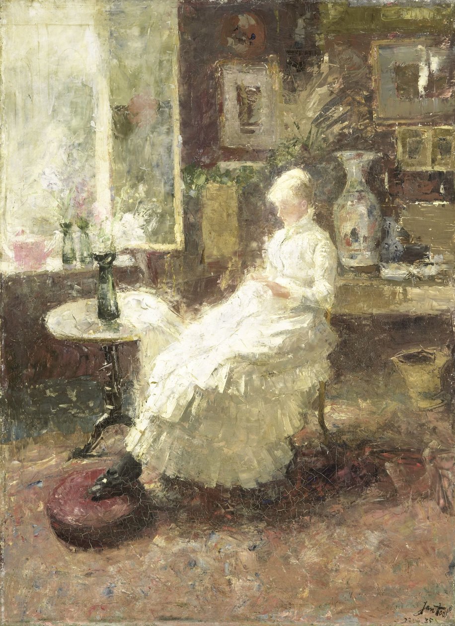 Annie Hall em Lissadell, Surrey de Jan Toorop