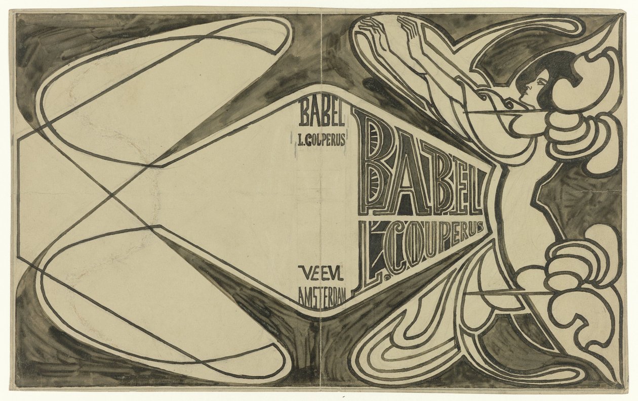 Design da banda para: Louis Couperus, Babel, 1901 de Jan Toorop