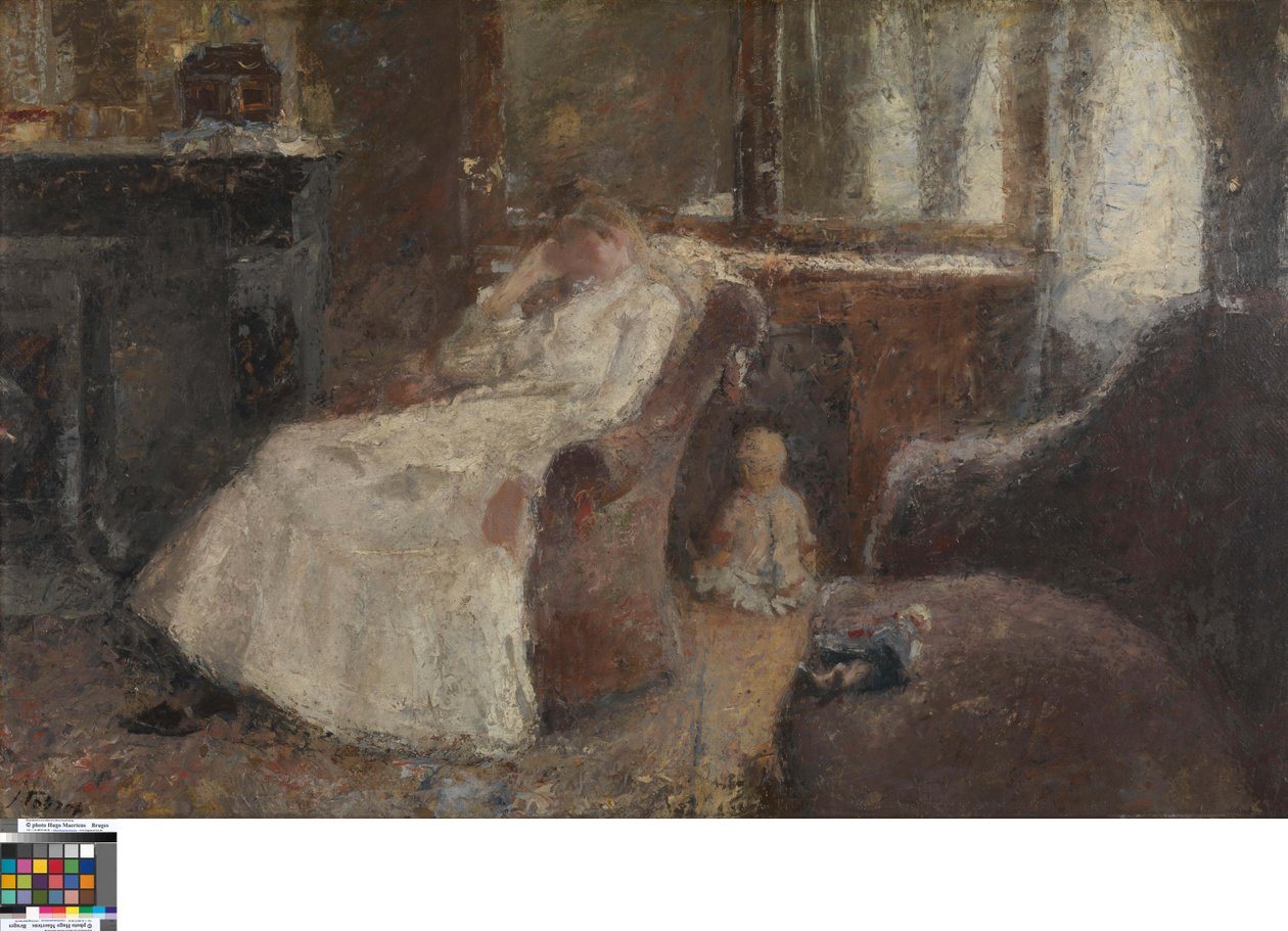 Holandês: Annie Hall em Lissadell, Kenley Woman_in_White de Jan Toorop