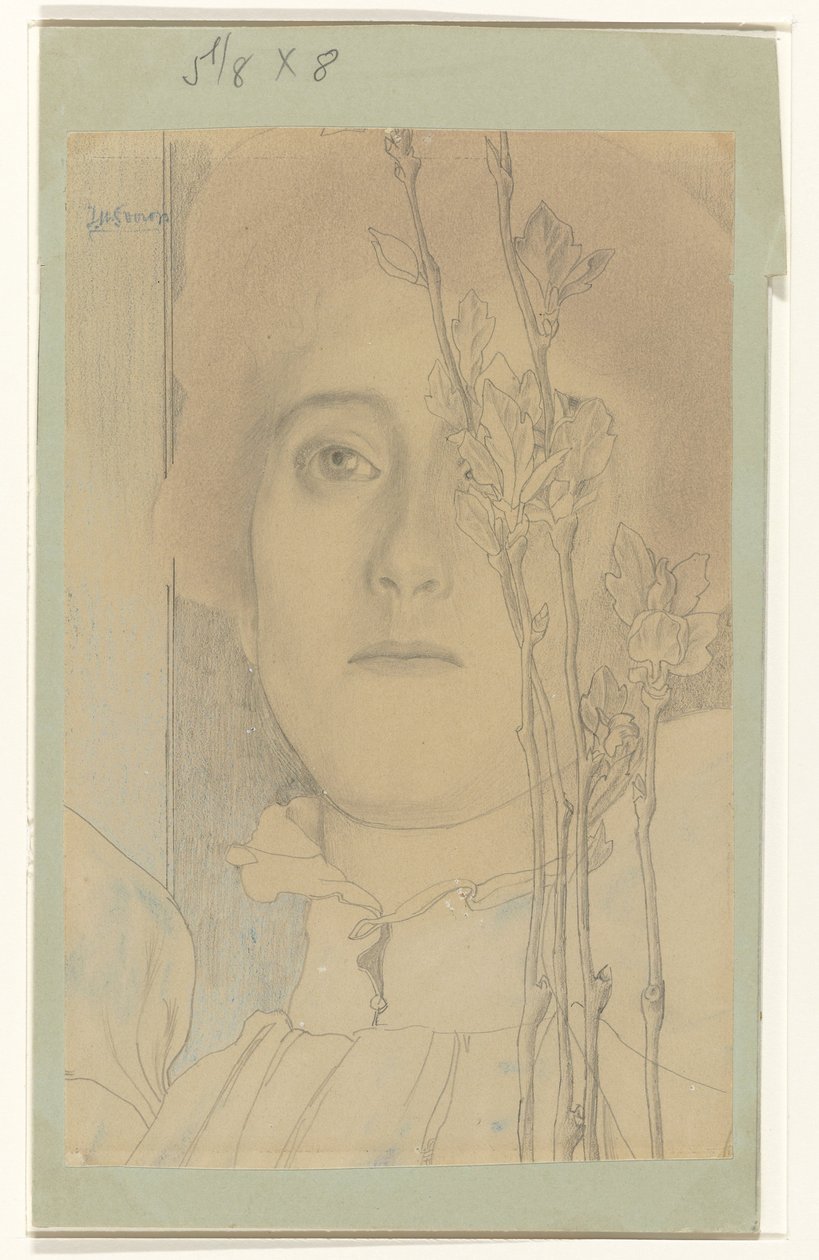 Retrato de uma mulher desconhecida de Jan Toorop