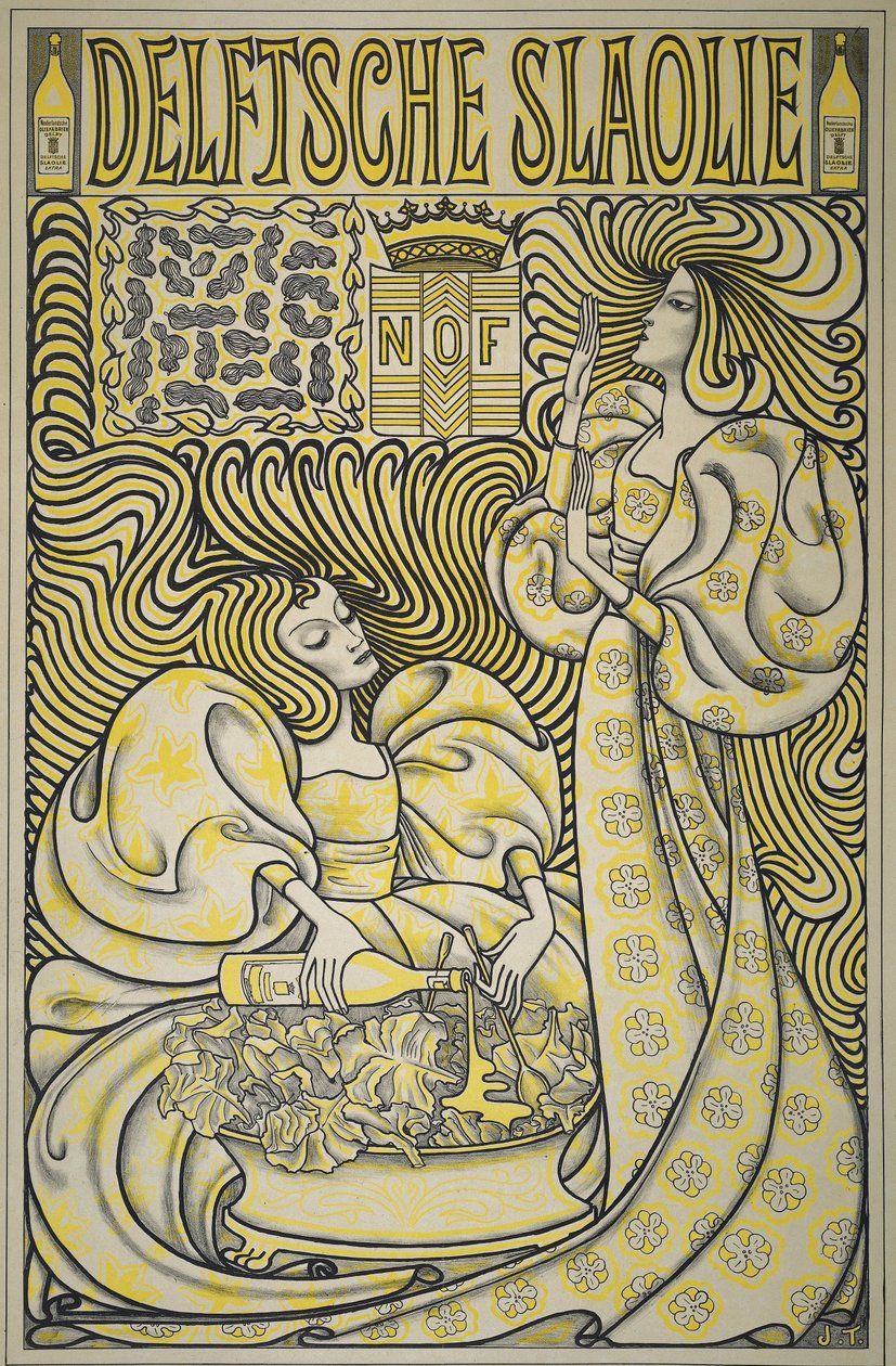 Pôster para Delft Salad Oil de Jan Toorop