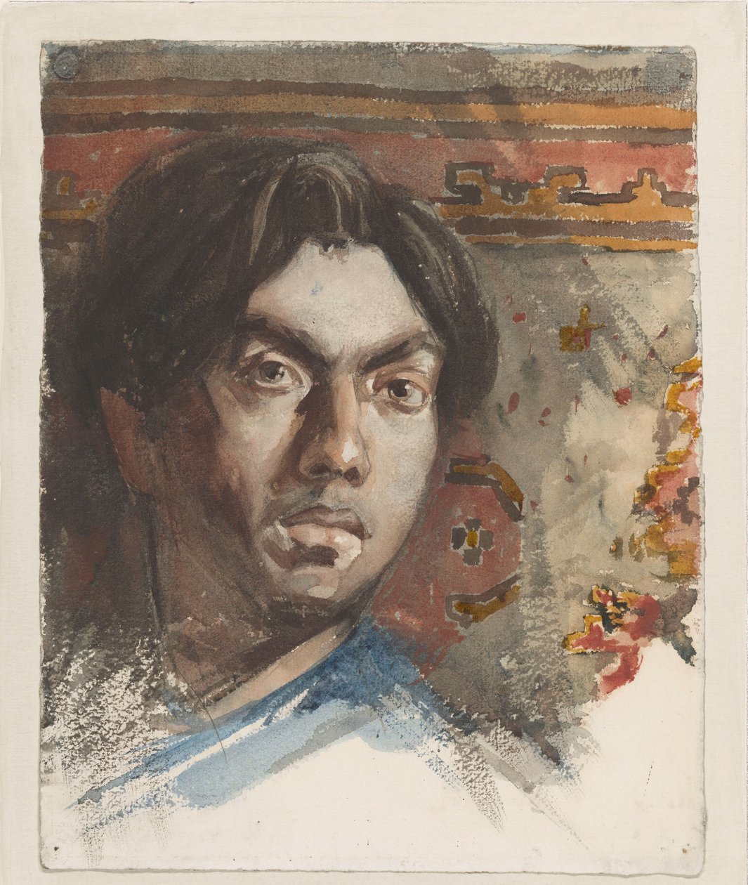 Autorretrato, 1881. de Jan Toorop