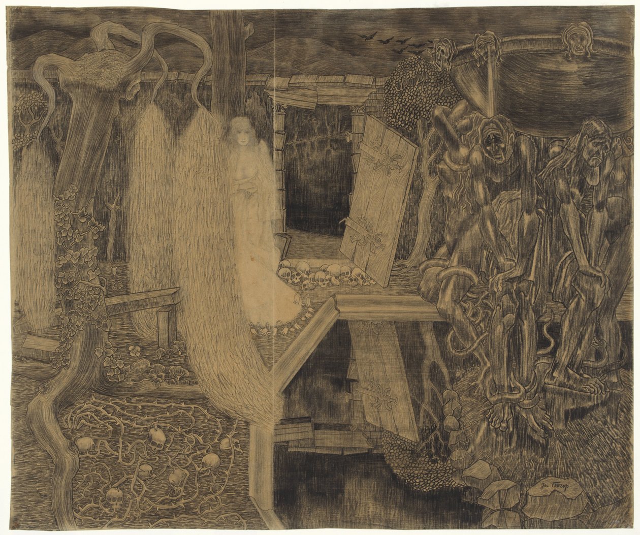 O Velho Jardim das Dores Antigo Jardim das Dores de Jan Toorop