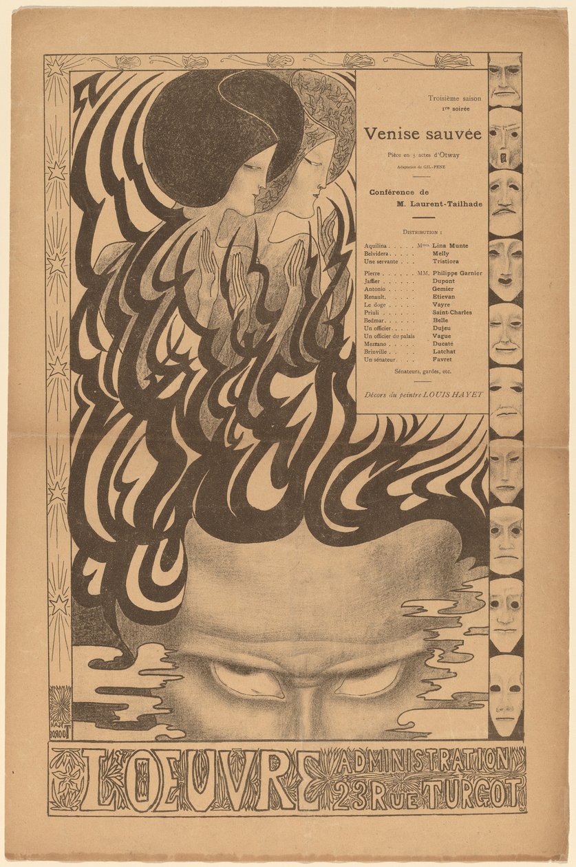 Veneza Salvo (Veneza Preservada) de Jan Toorop