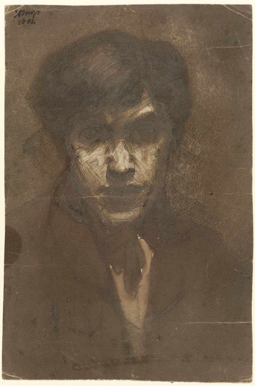 Auto-retrato do pintor Jan Toorop de Jan Toorop
