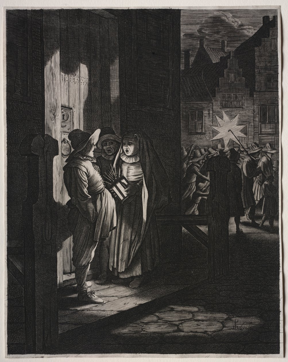 Estrela dos reis, um pedaço da noite, 1630. de Jan Van de Velde