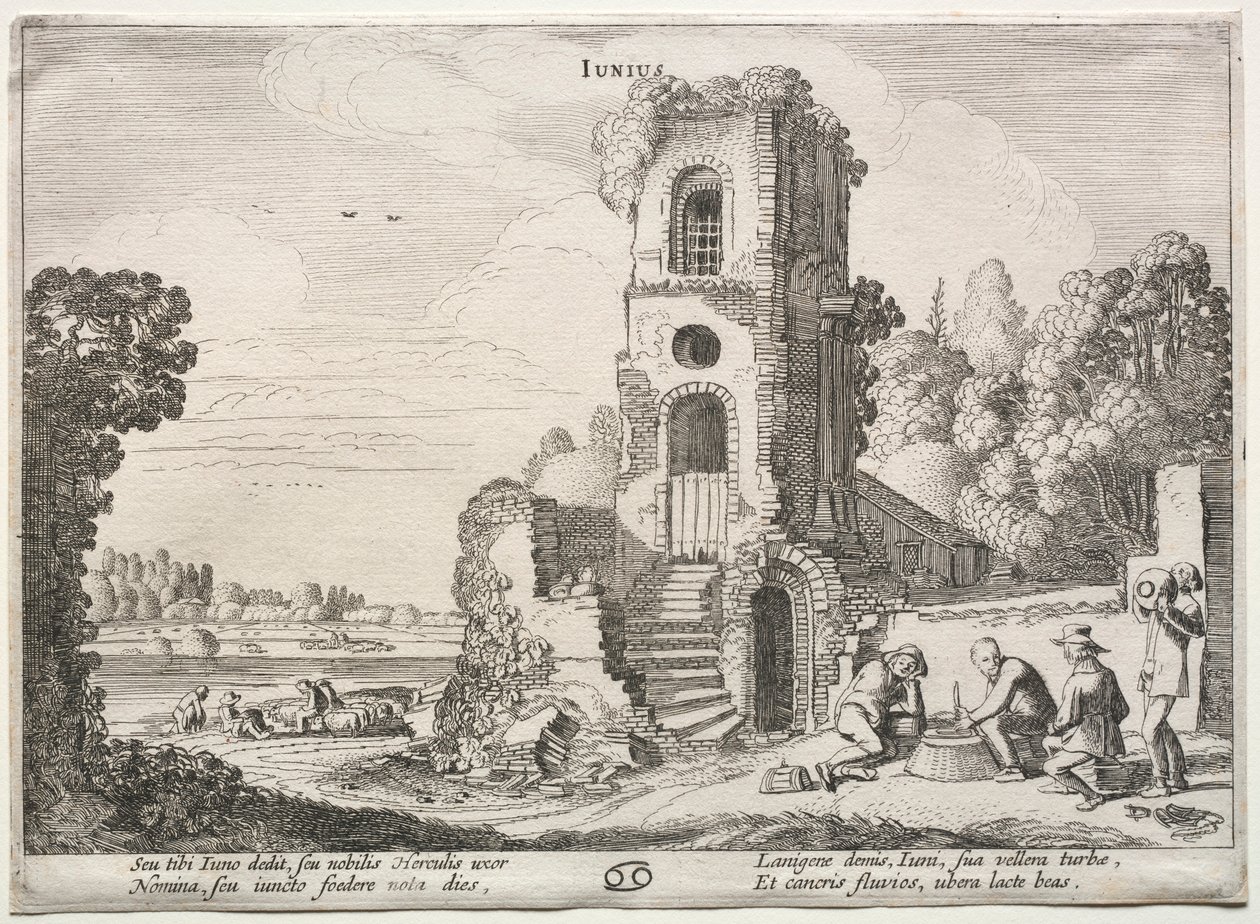 Os Doze Meses: junho. de Jan Van de Velde