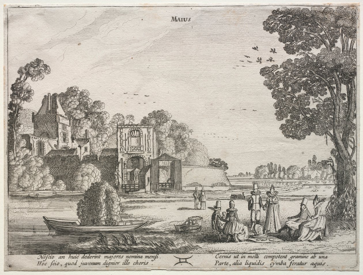 Os Doze Meses: Maio. de Jan Van de Velde