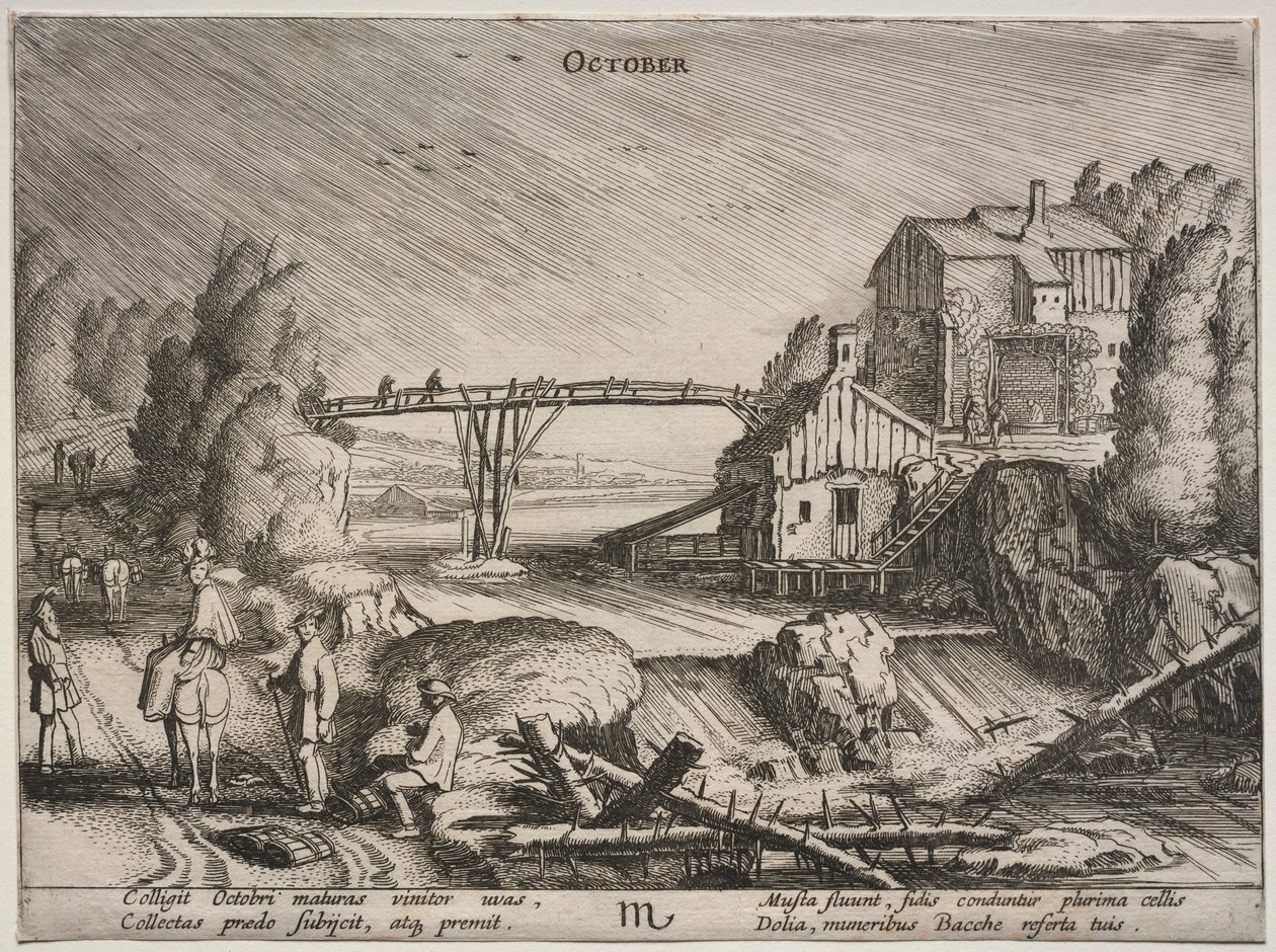 Os Doze Meses: Outubro. de Jan Van de Velde