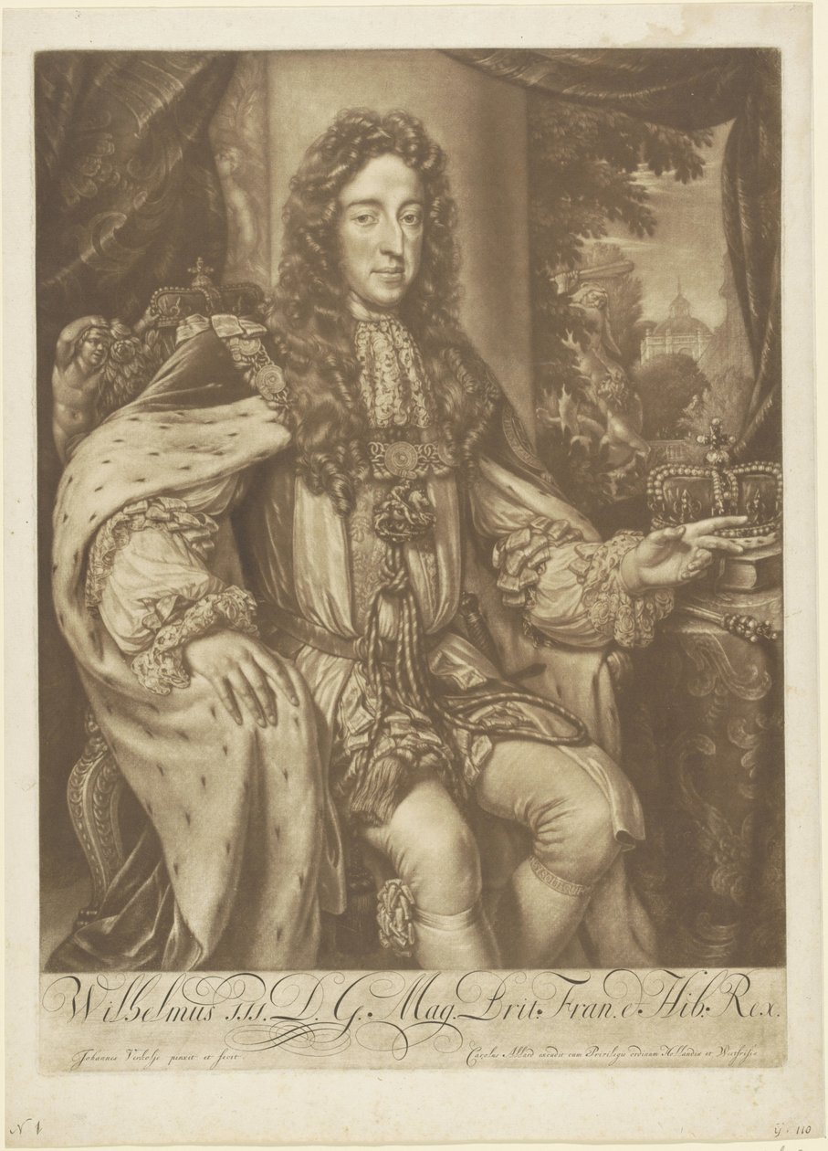 Retrato de Guilherme III, príncipe de Orange de Jan Verkolje (I)