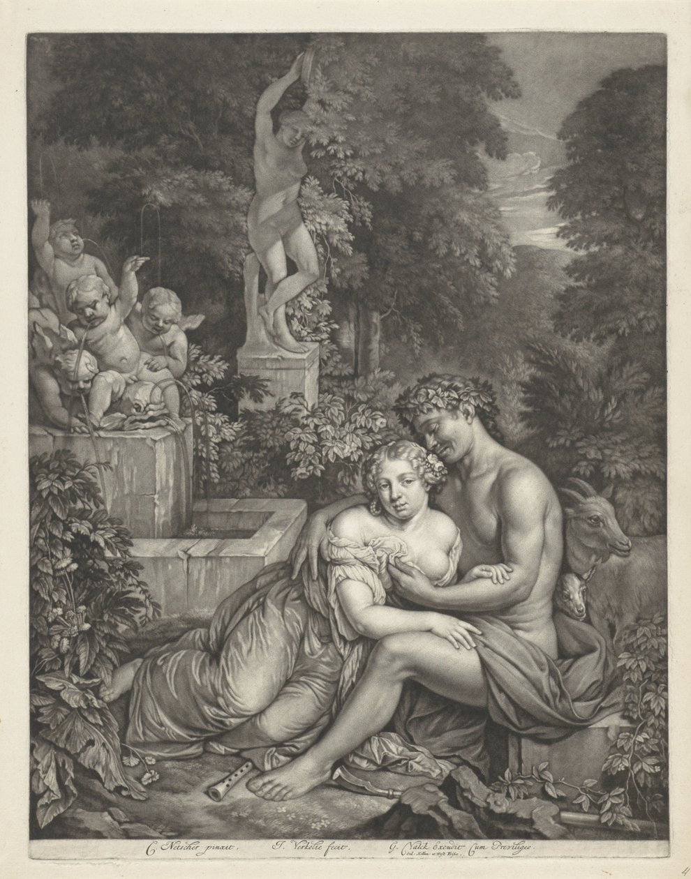 Vertumnus e Pomona de Jan Verkolje (I)