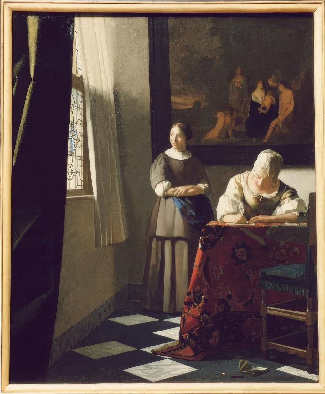 Criador de cartas e empregada de Jan Vermeer van Delft