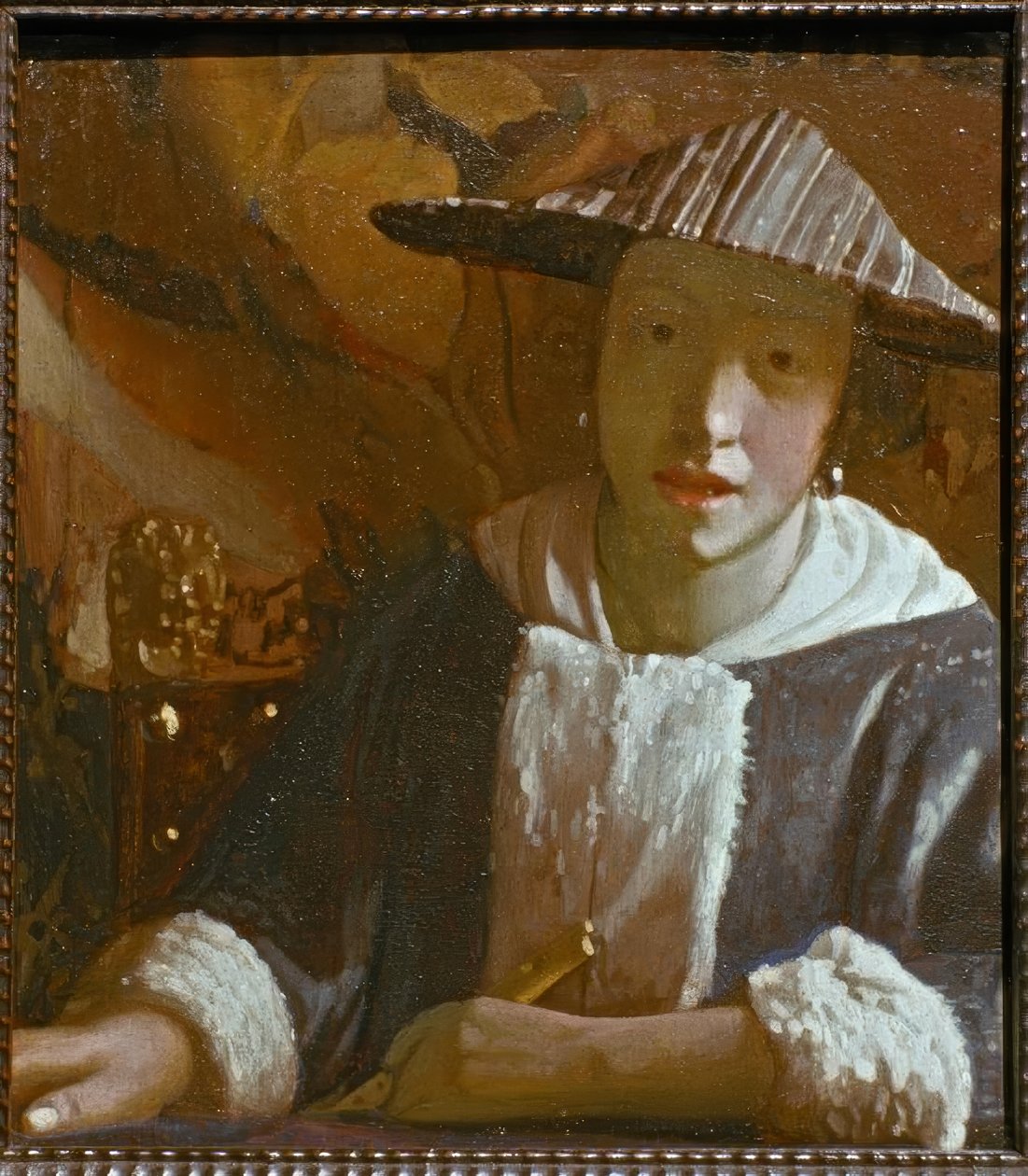 Menina com flauta de Jan Vermeer van Delft