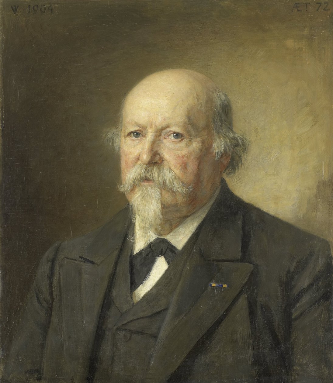 Johan Philip van der Kellen (1831-1906). Director da Sala de Imprensa do Estado (1876-96) de Jan Veth (signed by artist)