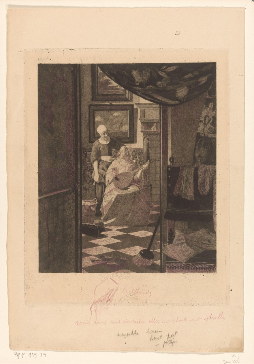 A Carta de Amor (título original) de Jan Veth
