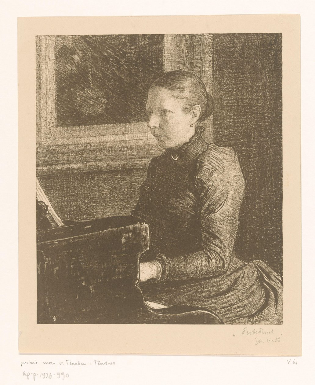 Retrato de Agneta Matthes de Jan Veth