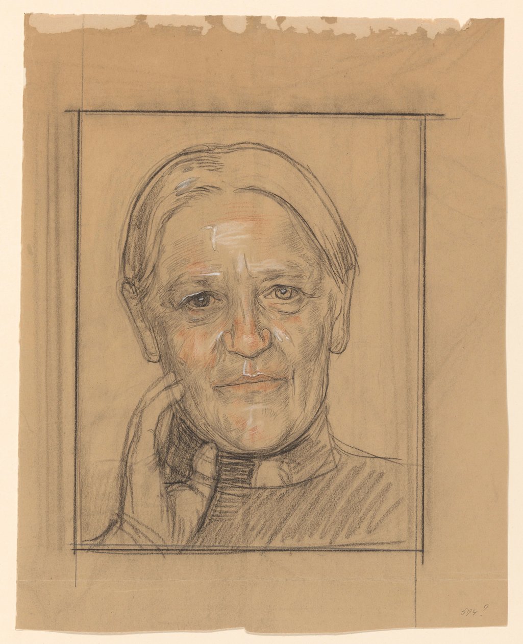 Retrato de Barendina Hermina Muhring de Jan Veth