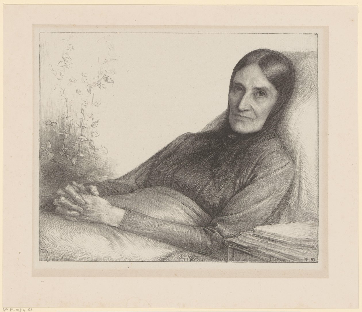 Retrato de Elisabeth Ragazzi van den Wall Bake de Jan Veth