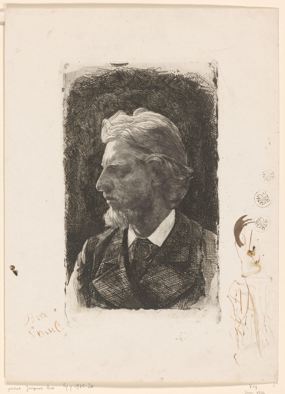Retrato de Jacques Perk de Jan Veth