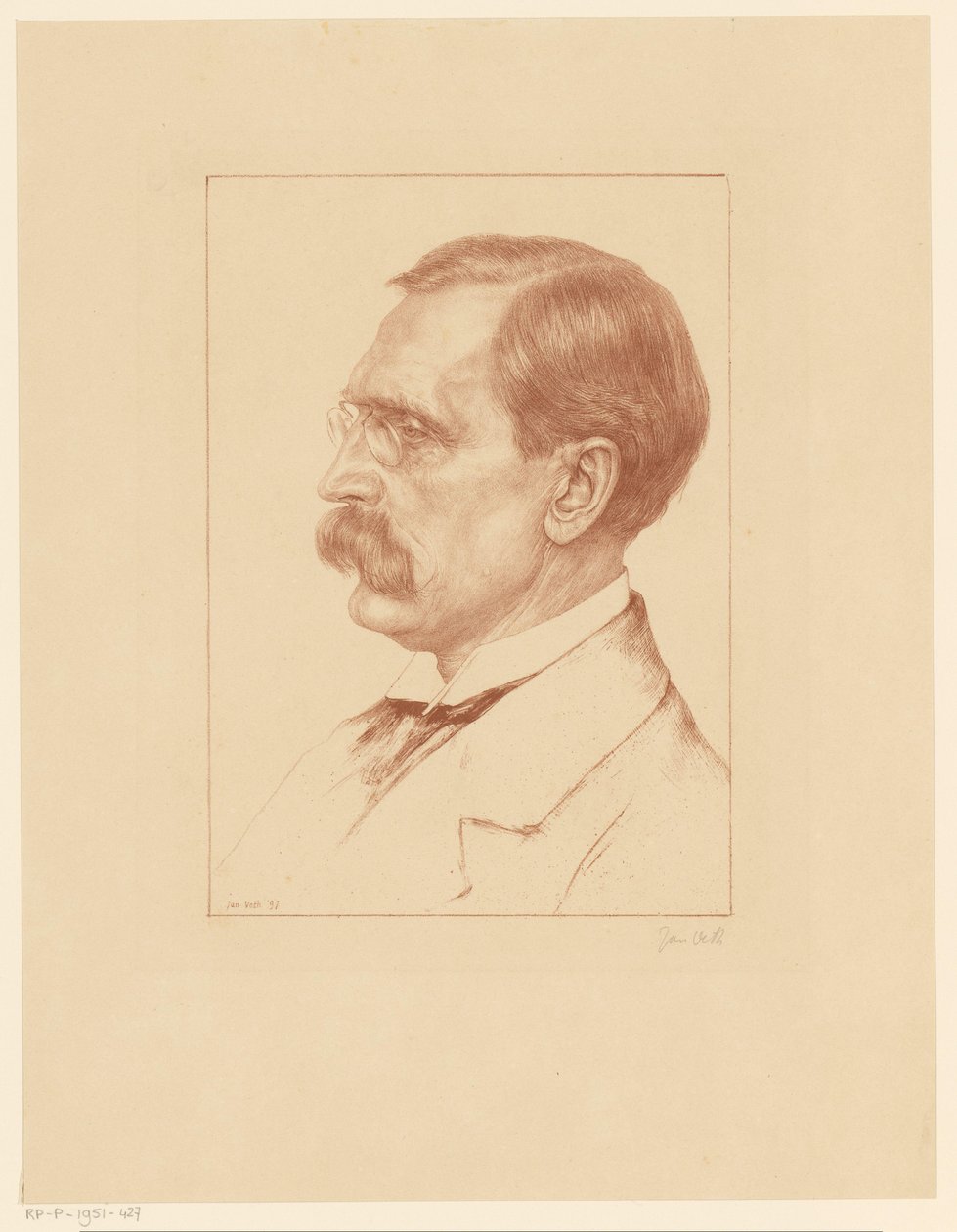 Retrato de Wilhelm von Bode
Retratos de The Chronicle (título da série) de Jan Veth