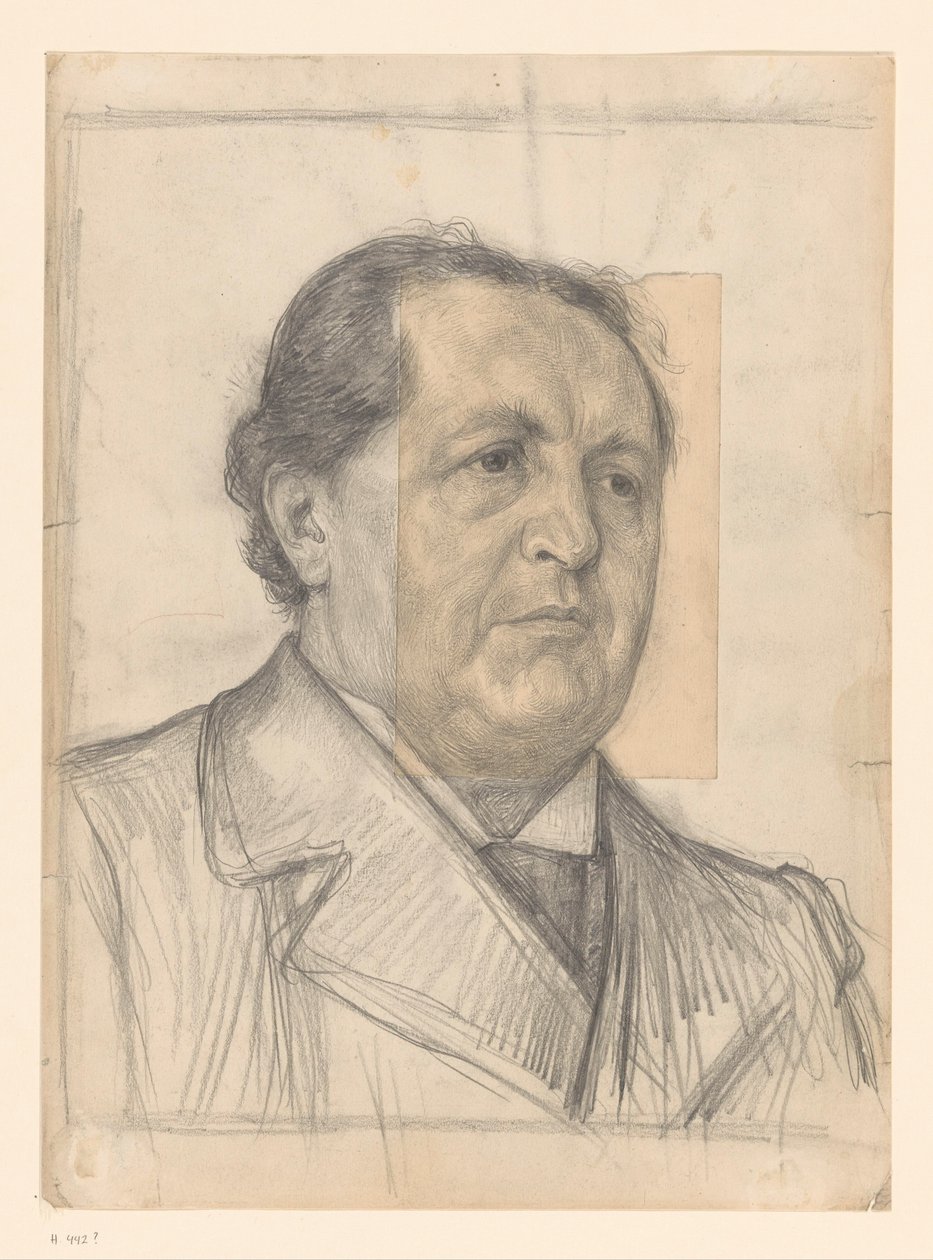 Retrato Um Dr. Abraham Kuiper de Jan Veth