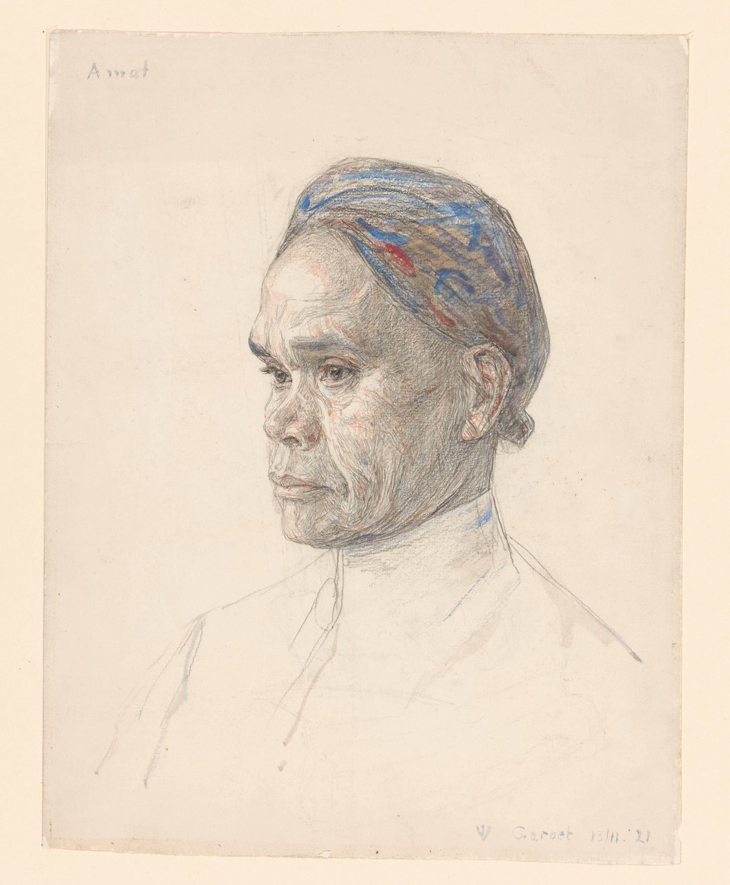 Retrato de um javanês: Amat de Jan Veth