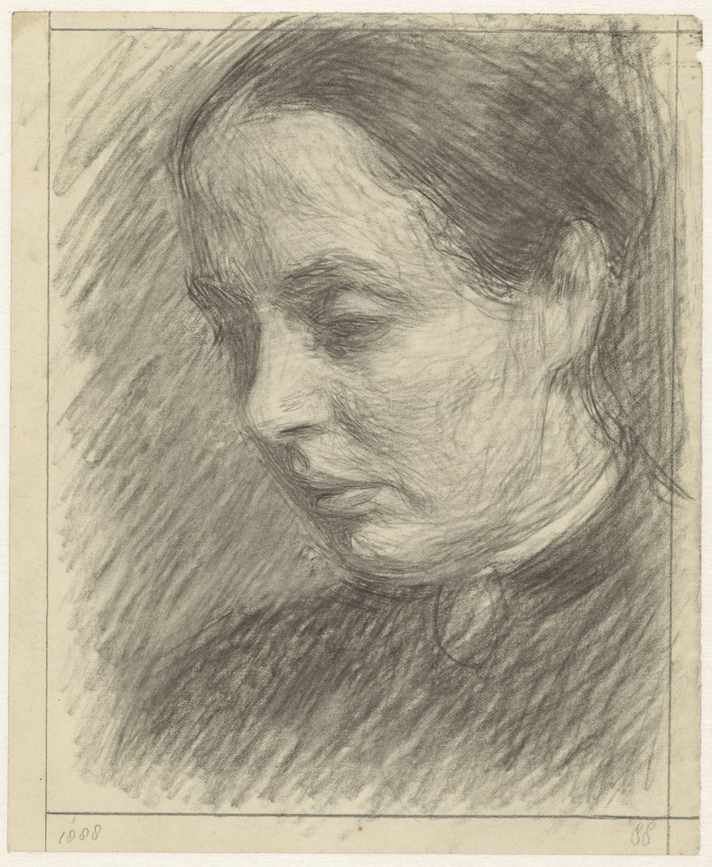 Retrato da senhorita S. Dirks de Jan Veth