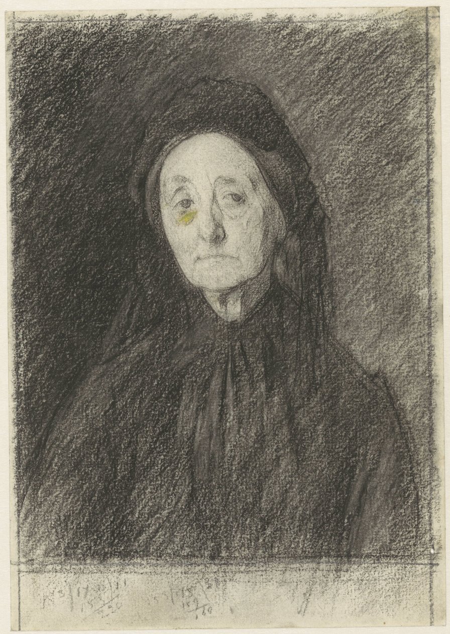 Retrato da Sra. J.H. Giltay-Moll de Jan Veth