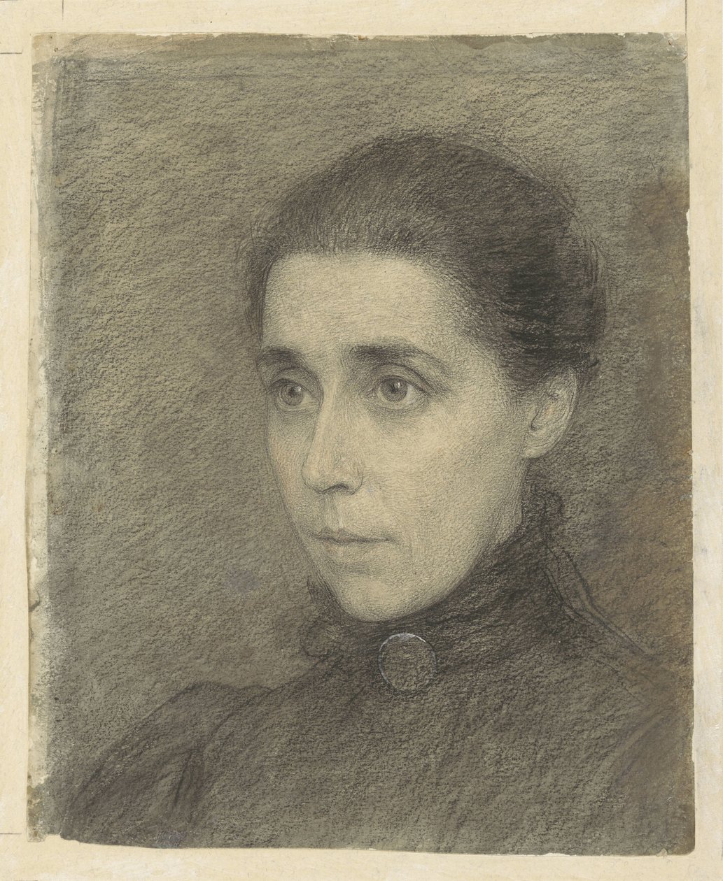 Retrato da Sra. M. Bruyel-De Favauge de Jan Veth