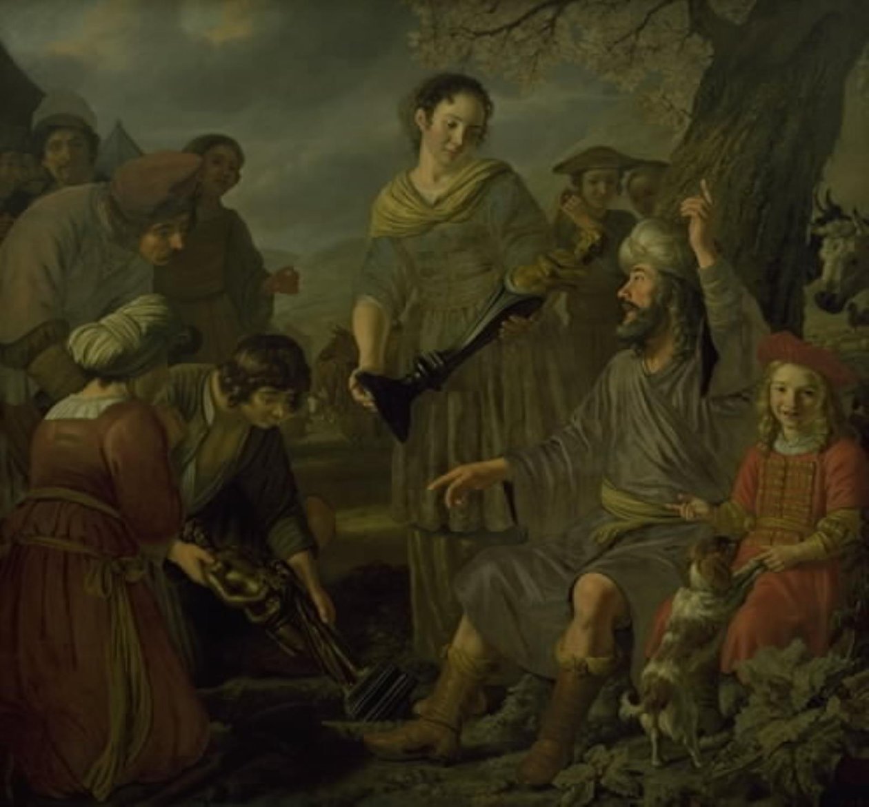Jacob Enterrando os Ídolos Pagãos de Jan Victors