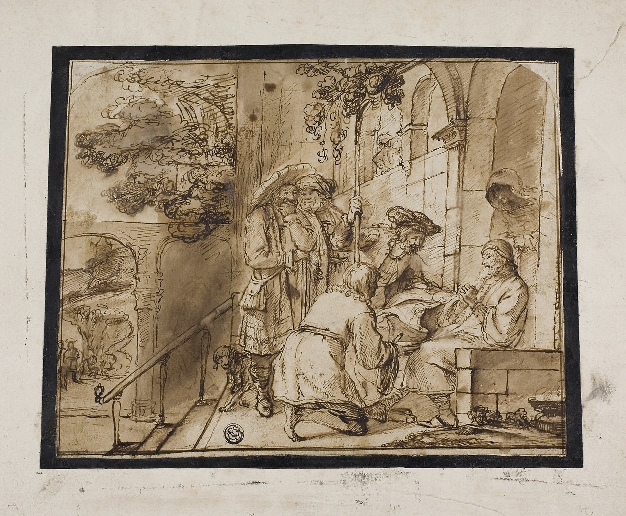 Os irmãos de Joseph mostrando seu casaco a Jacob, década de 1640 de Jan Victors