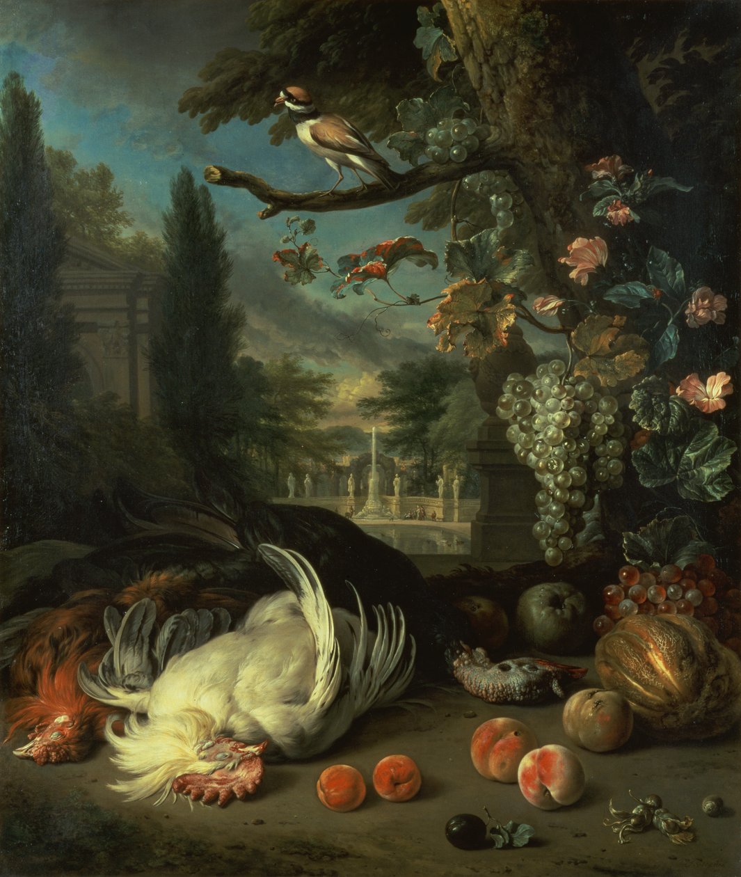 Aves Mortas (óleo sobre tela) de Jan Baptist Weenix