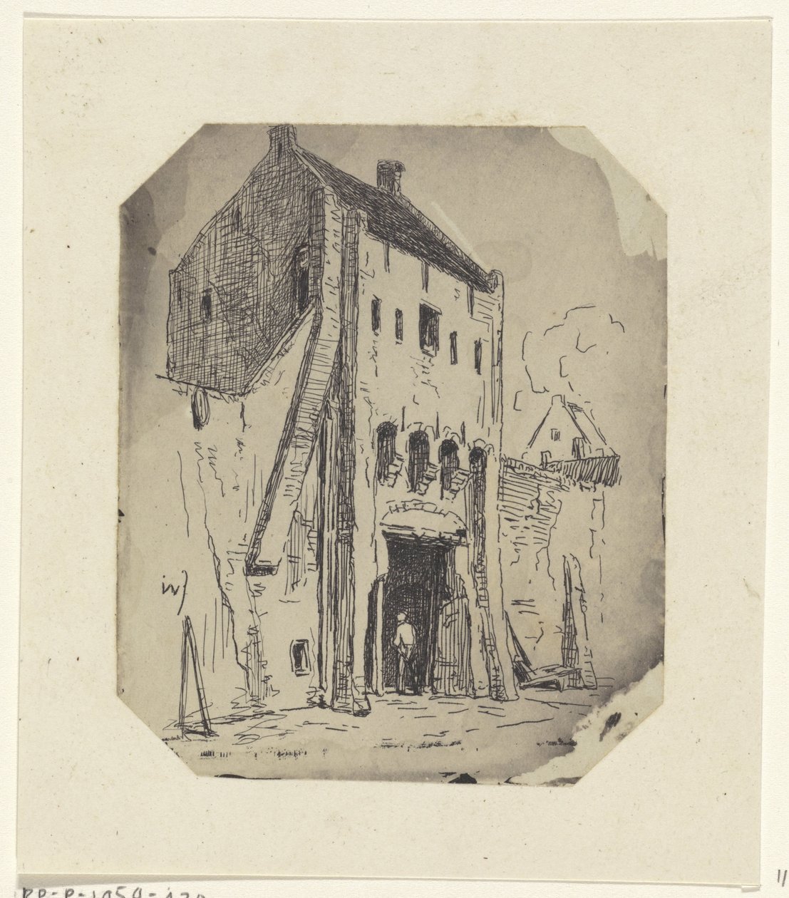Steigerpoort em Leerdam de Jan Weissenbruch