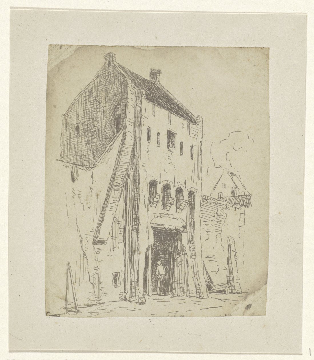 Steigerpoort em Leerdam de Jan Weissenbruch