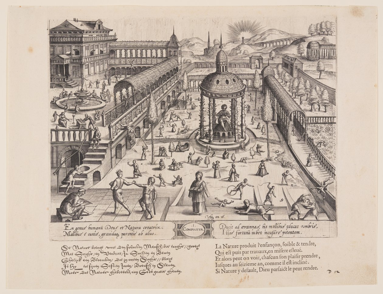 Composita, do Theatrum Vitae Humanae (As Idades do Homem) de Jan Wierix