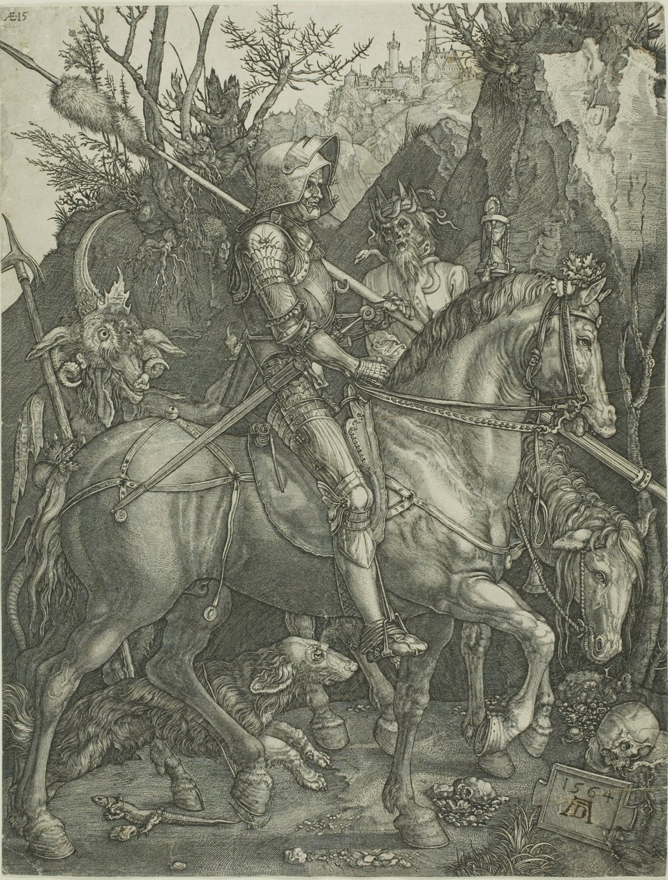 Cavaleiro, Morte e Diabo de Jan Wierix
